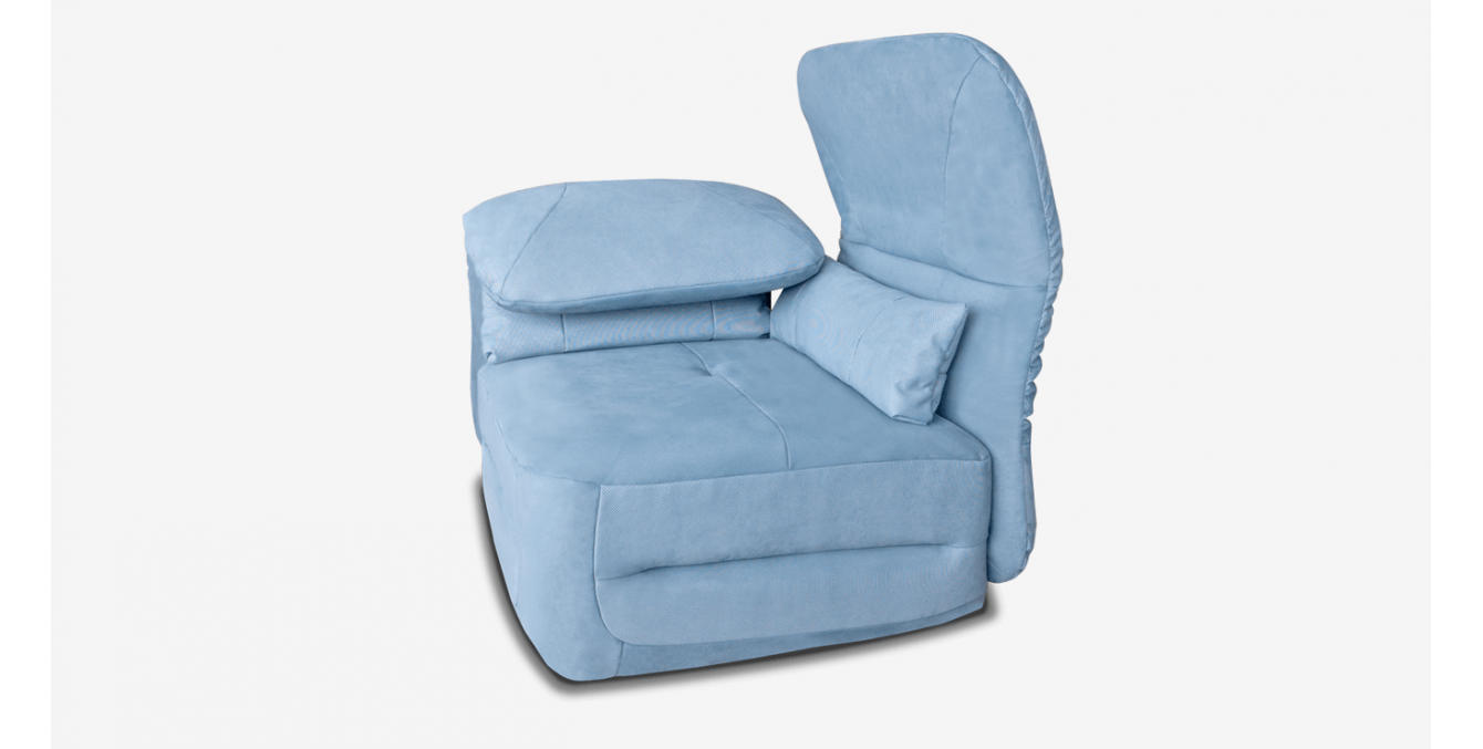 teal recliner armchair